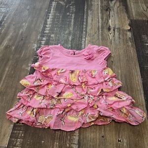 OshKosh B'gosh Pink Floral Ruffle Dress